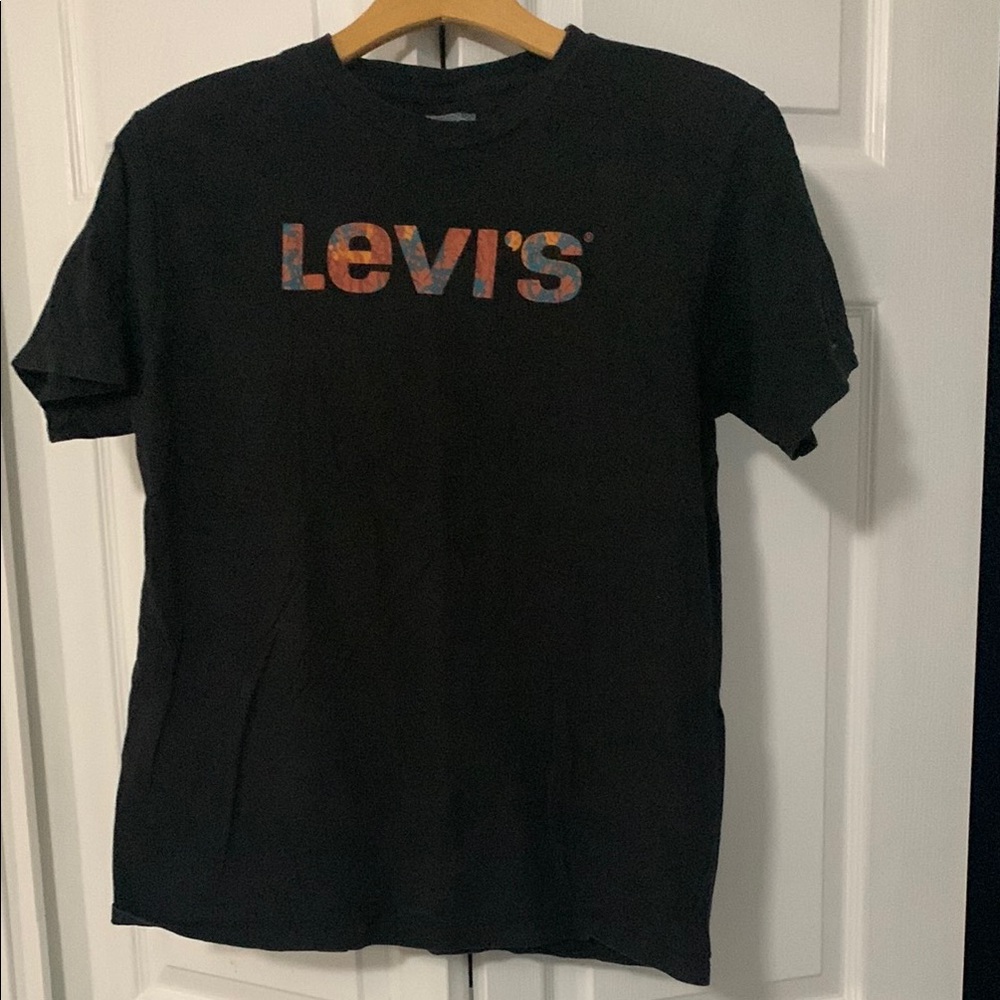 Levi's Black Short Sleeve Tee with Vintage Logo